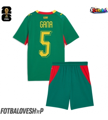 Senegal Idrissa Gueye #5 Dětské Venkovní Dres MS 2026 Krátký Rukáv (+ trenýrky)